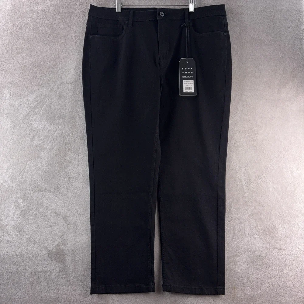 The Perfect Jean NYC Jeans Mens Size 38x30 Black‎ Athletic Fit Stretch